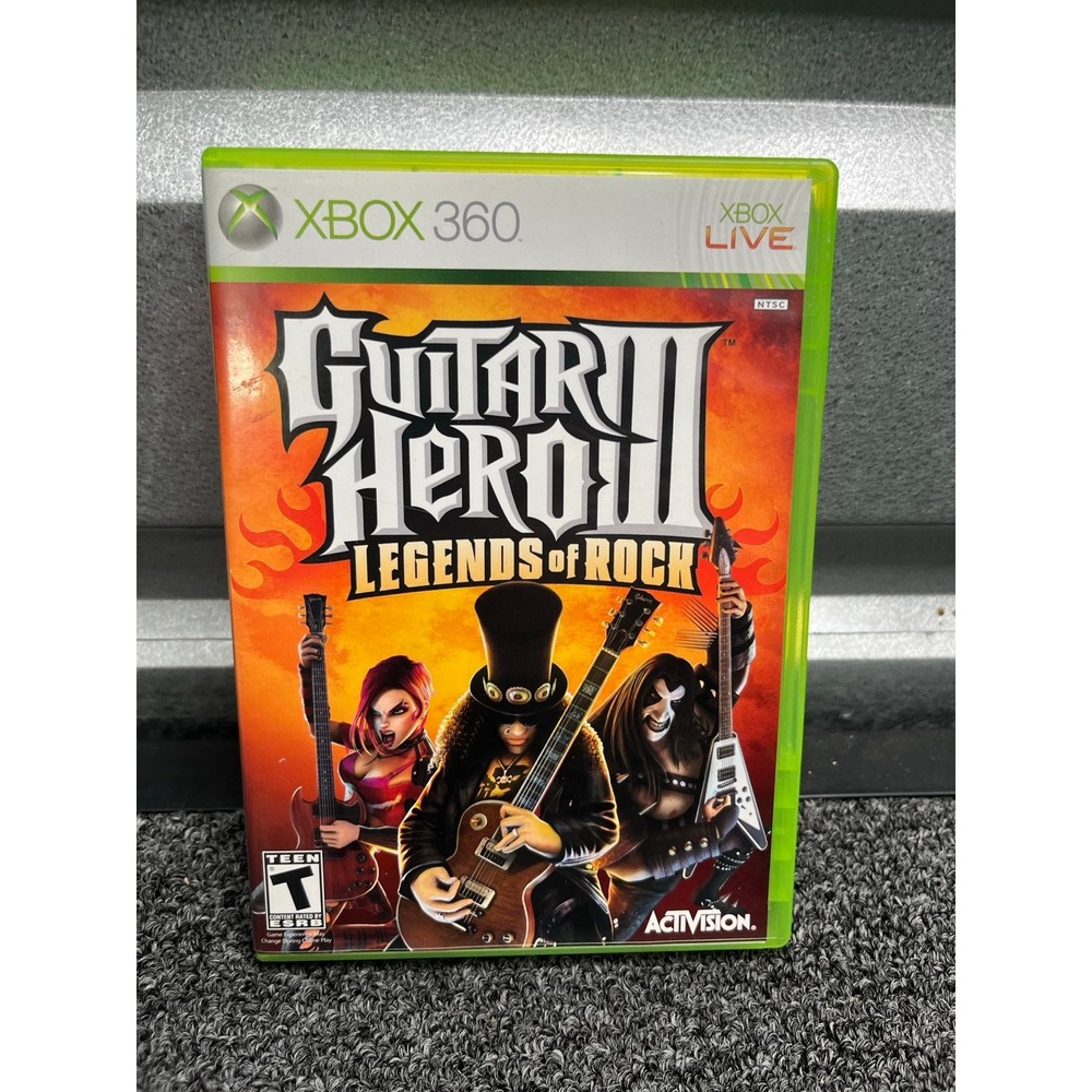Guitar Hero Legends of Rock Xbox 360 GaGuitar Hero Legends of Rock Xbox 360